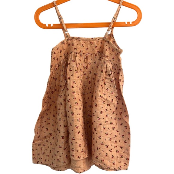 Toddler Girls Printed Roses Summer Dress - Picture 2 of 4